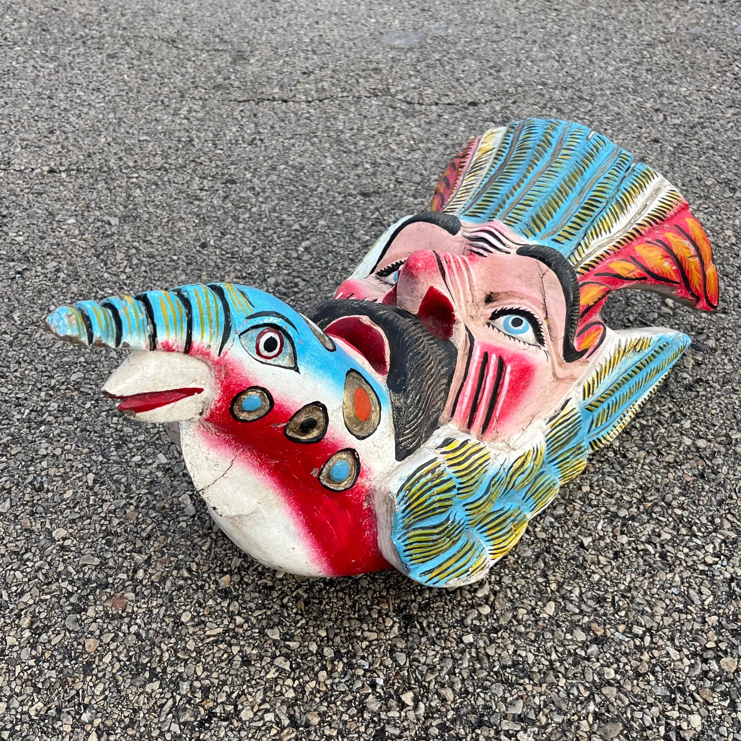 1960s/1970s Decorative Bird man mask.