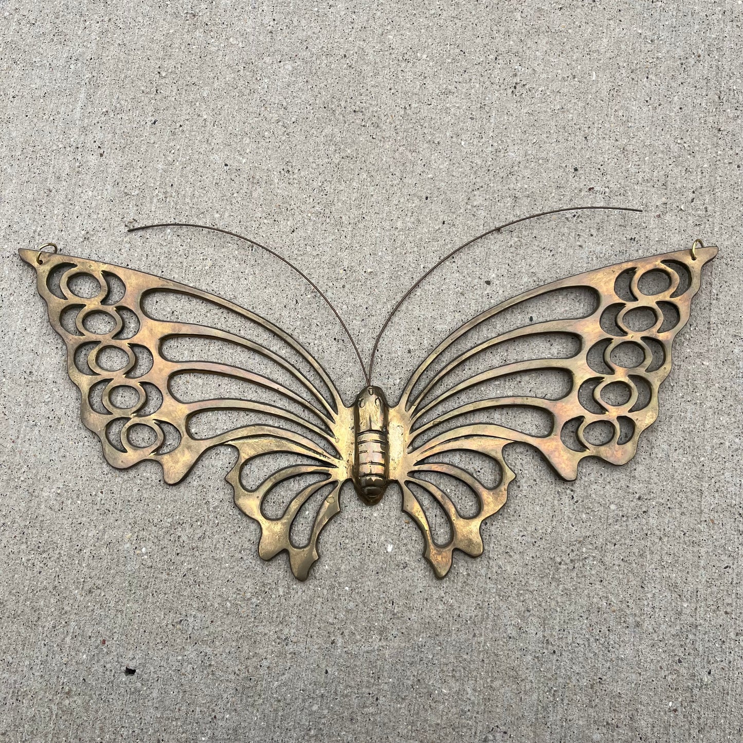 Vintage brass butterfly.