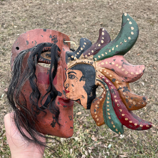 Vintage Mexican Apache mask.