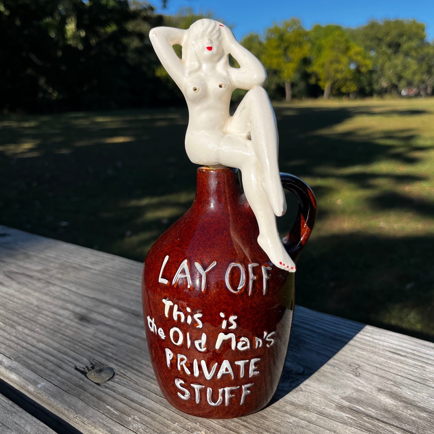 1950s Old Mans private stuff jug.
