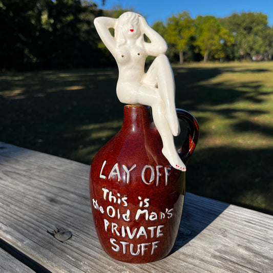 1950s Old Mans private stuff jug.
