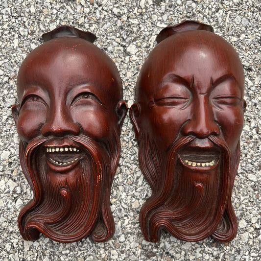 90s Resin laughing/crying masks.