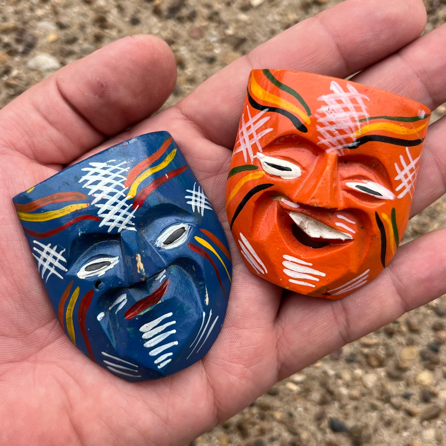 Vintage mini mask set.