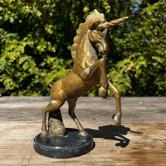 Vintage Brass unicorn.