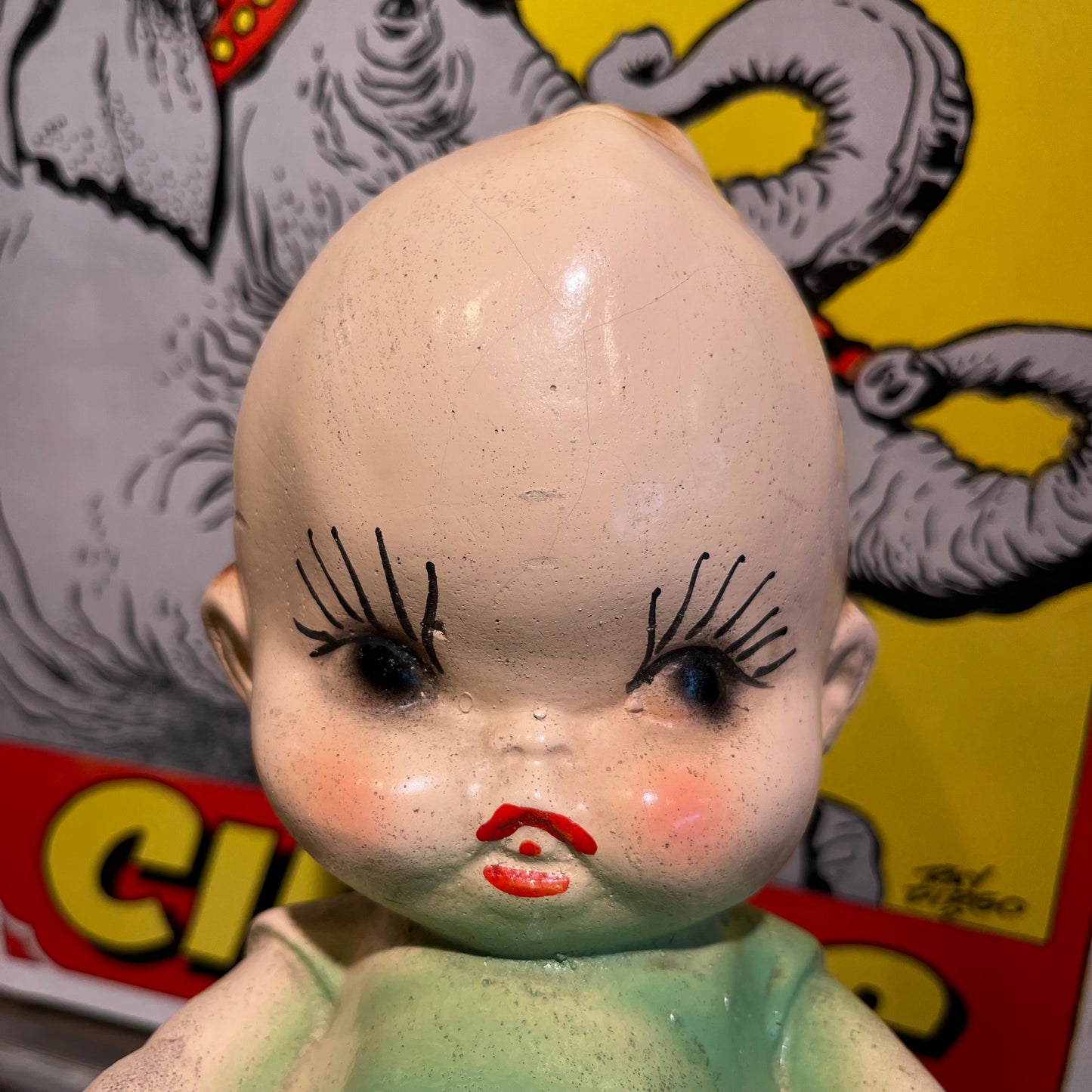 1940s Chalkware Kewpie.