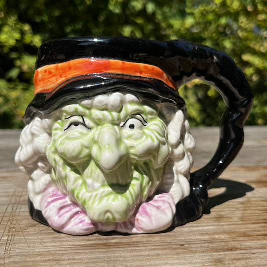 1987 Ceramic witchy mug.