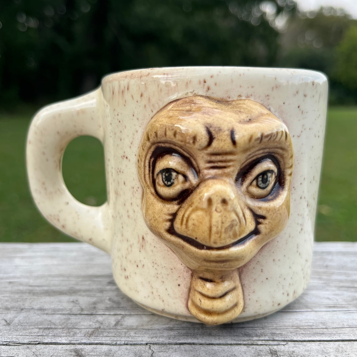 1980s Ceramic E.T. mug.
