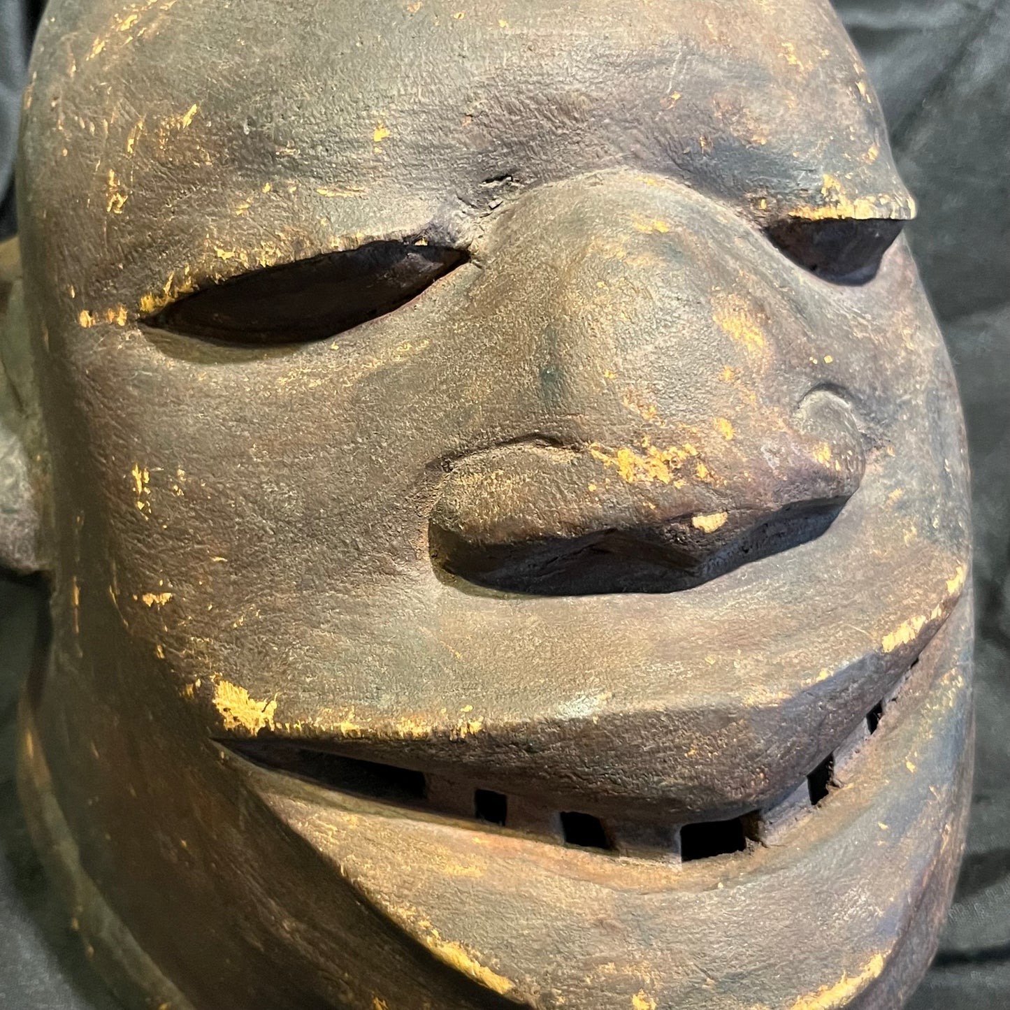 1940s African Lipiko Makonde helmet.