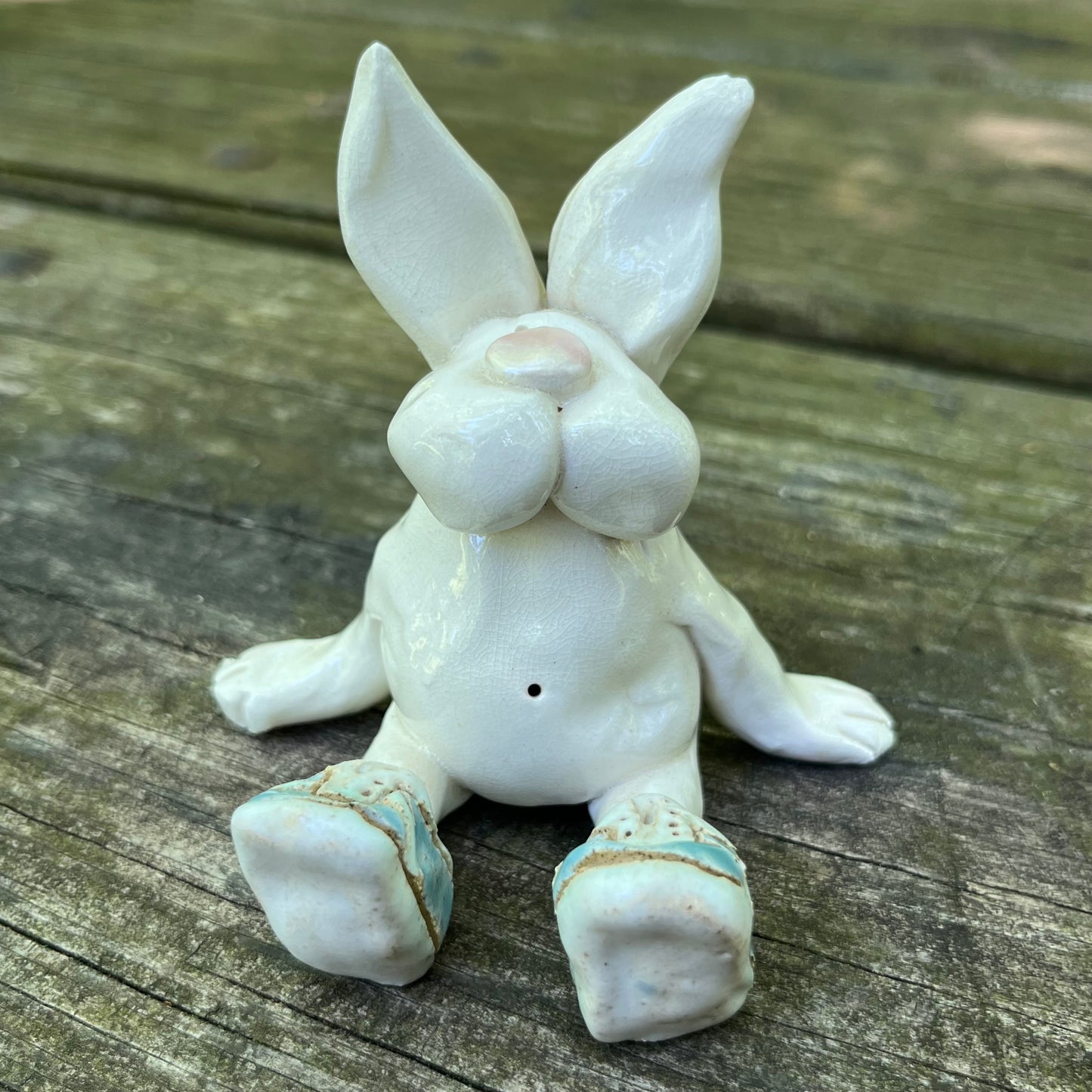 1982 Clay rabbit.