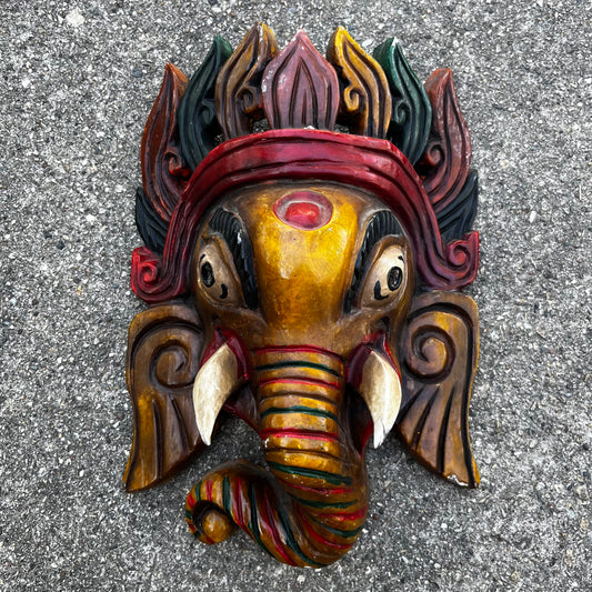 Vintage Nepali Ganesh mask.