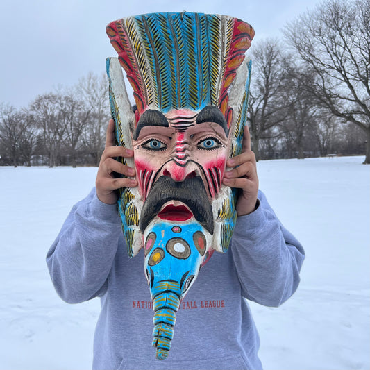 1960s/1970s Decorative Bird man mask.