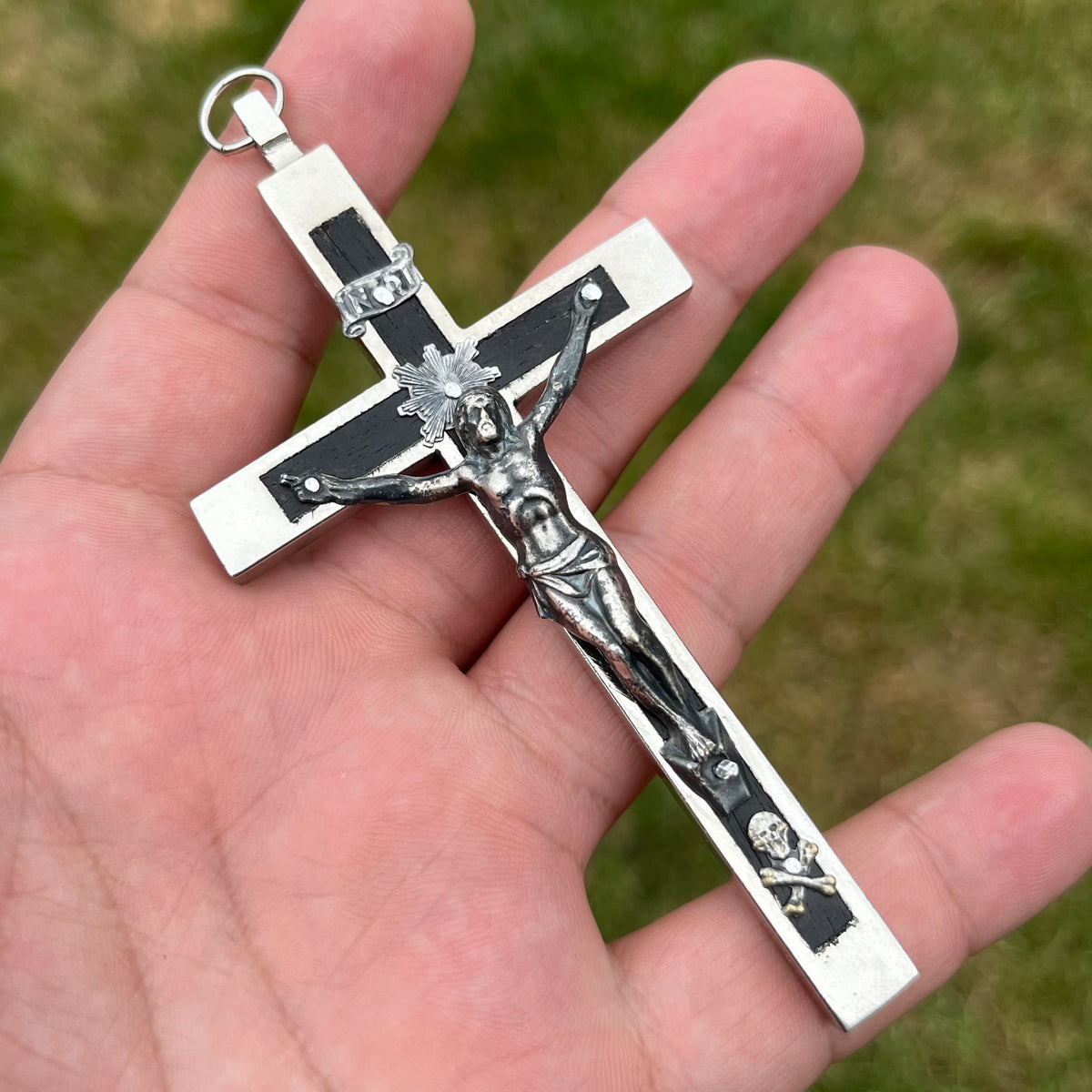 1950s Skull and Bones Crucifix.