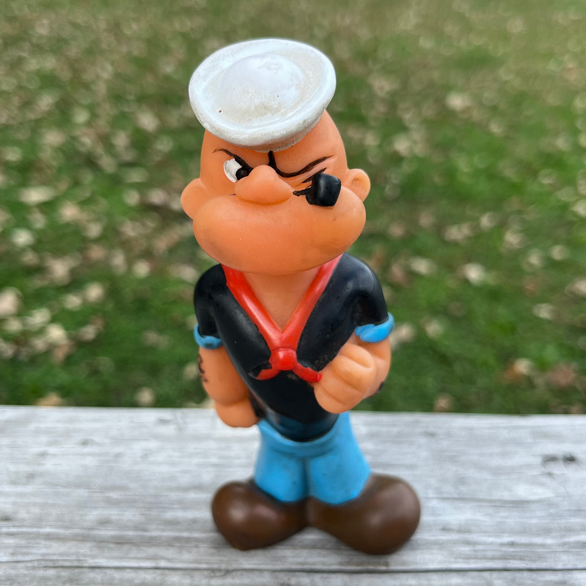 1974 Vinyl Popeye the sailor toy.