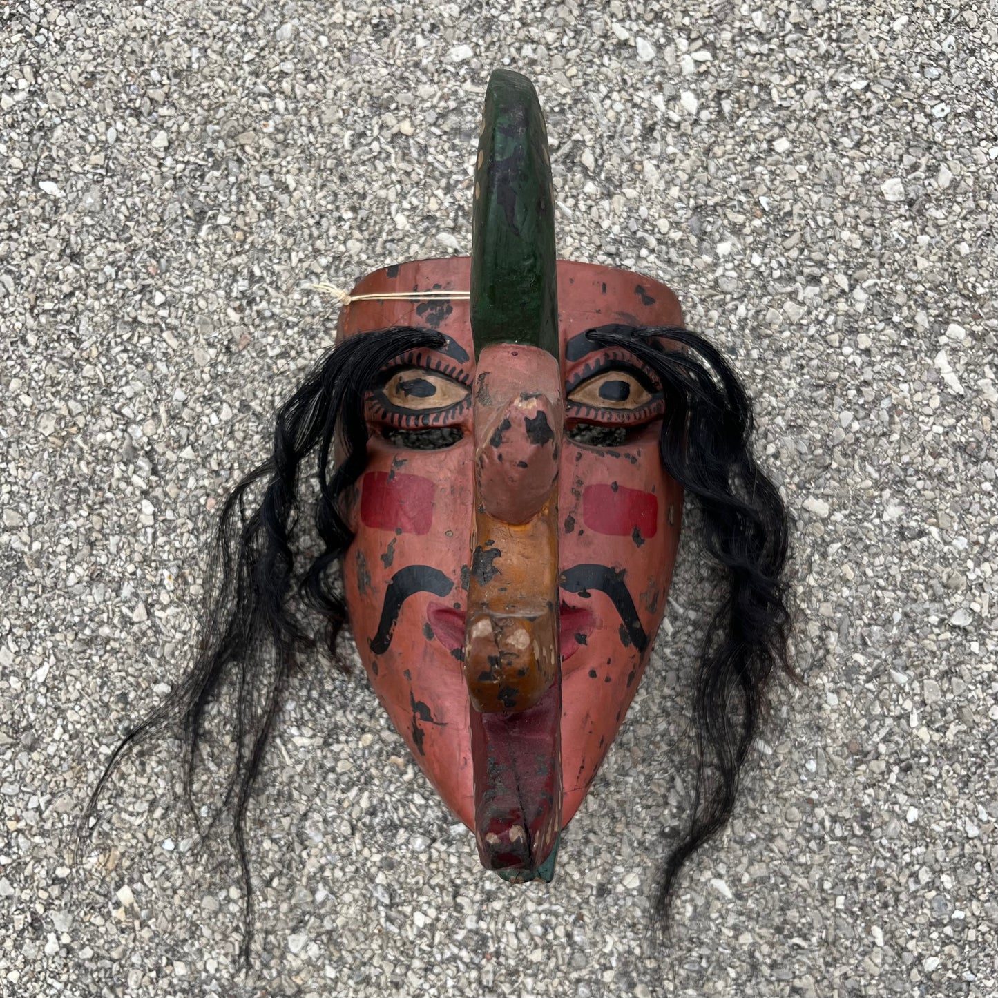 Vintage Mexican Apache mask.