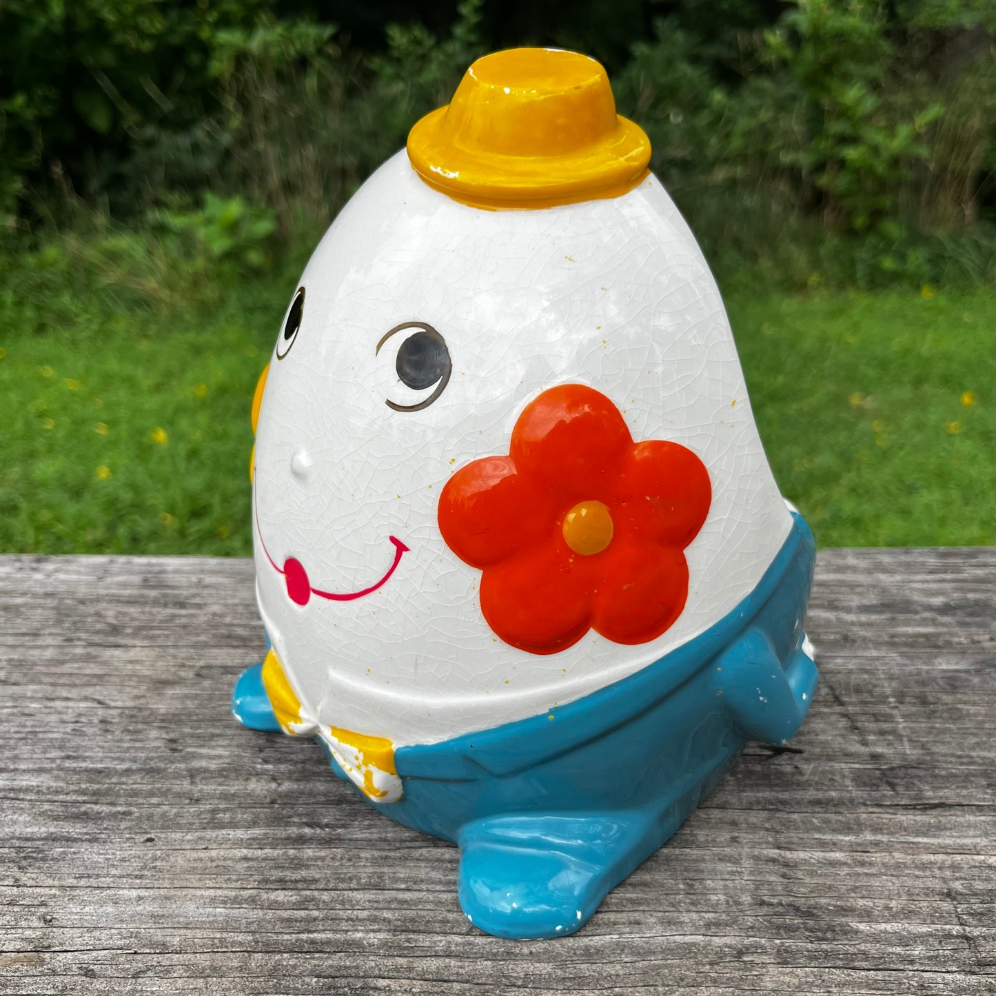 1960s Humpty Dumpty planter.