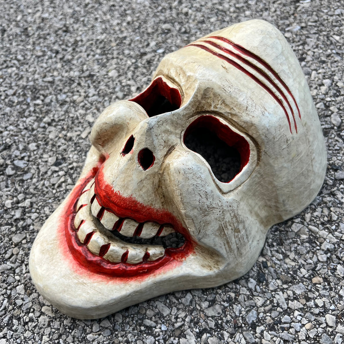 Hand crafted Nepali Citipati skull mask.