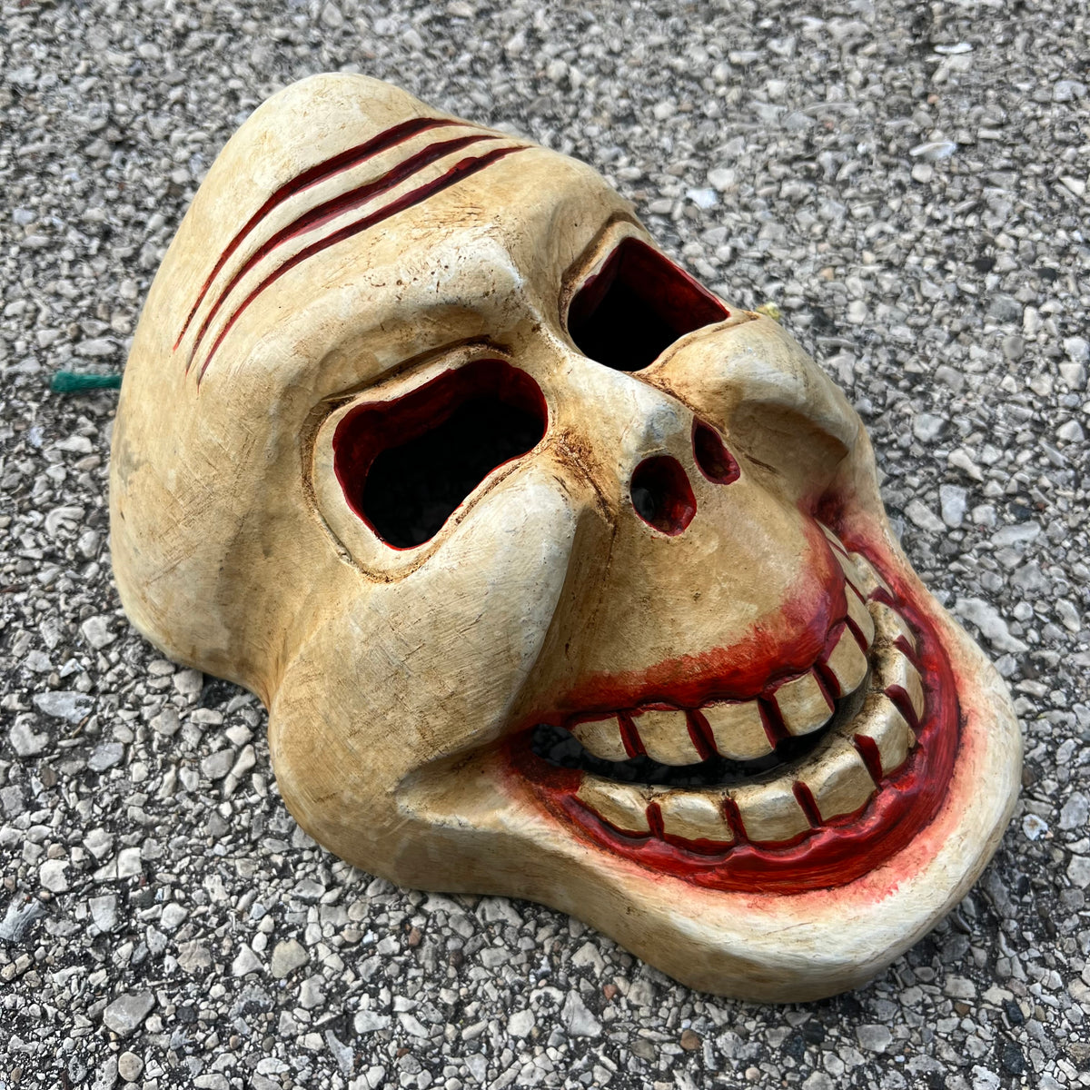 Hand crafted Nepali Citipati skull mask.