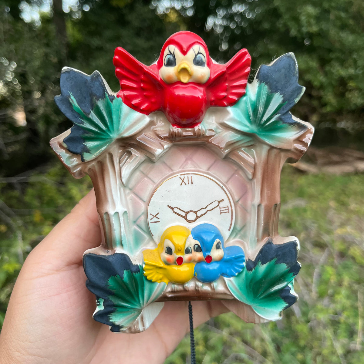 Vintage Cuckoo clock pocket.