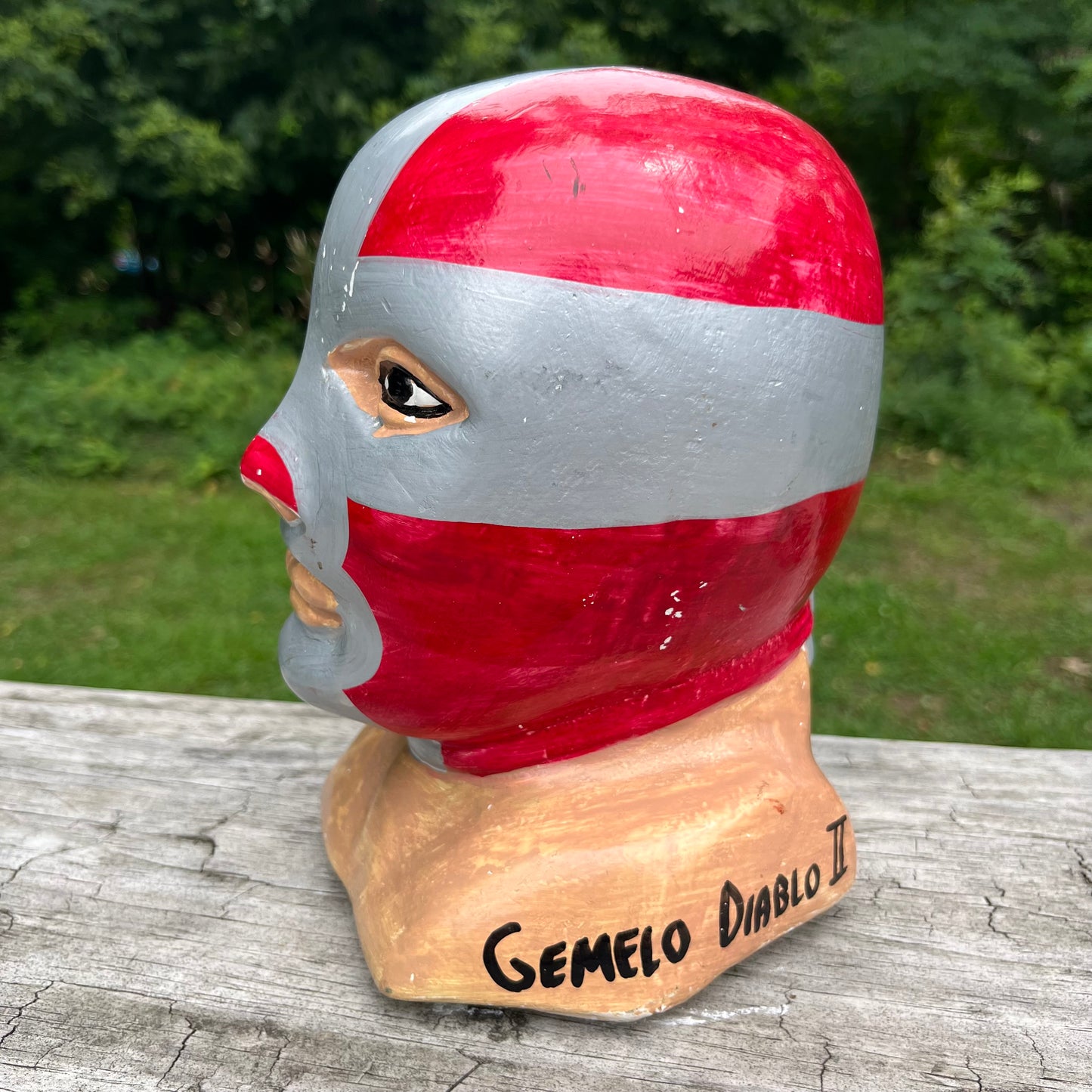 90s Gemelo Diablo Luchador bust.