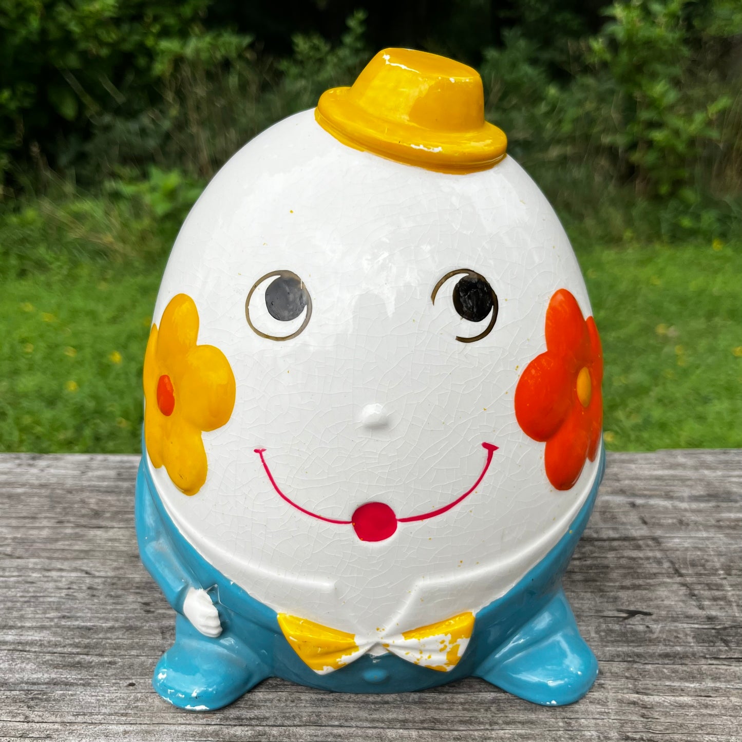 1960s Humpty Dumpty planter.