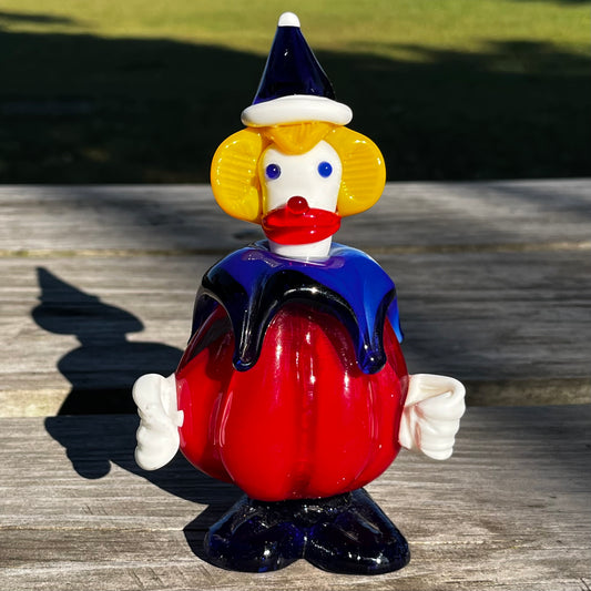 1960s Murano glass clown.