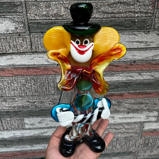 Large 1960s Glass blown Murano clown.
