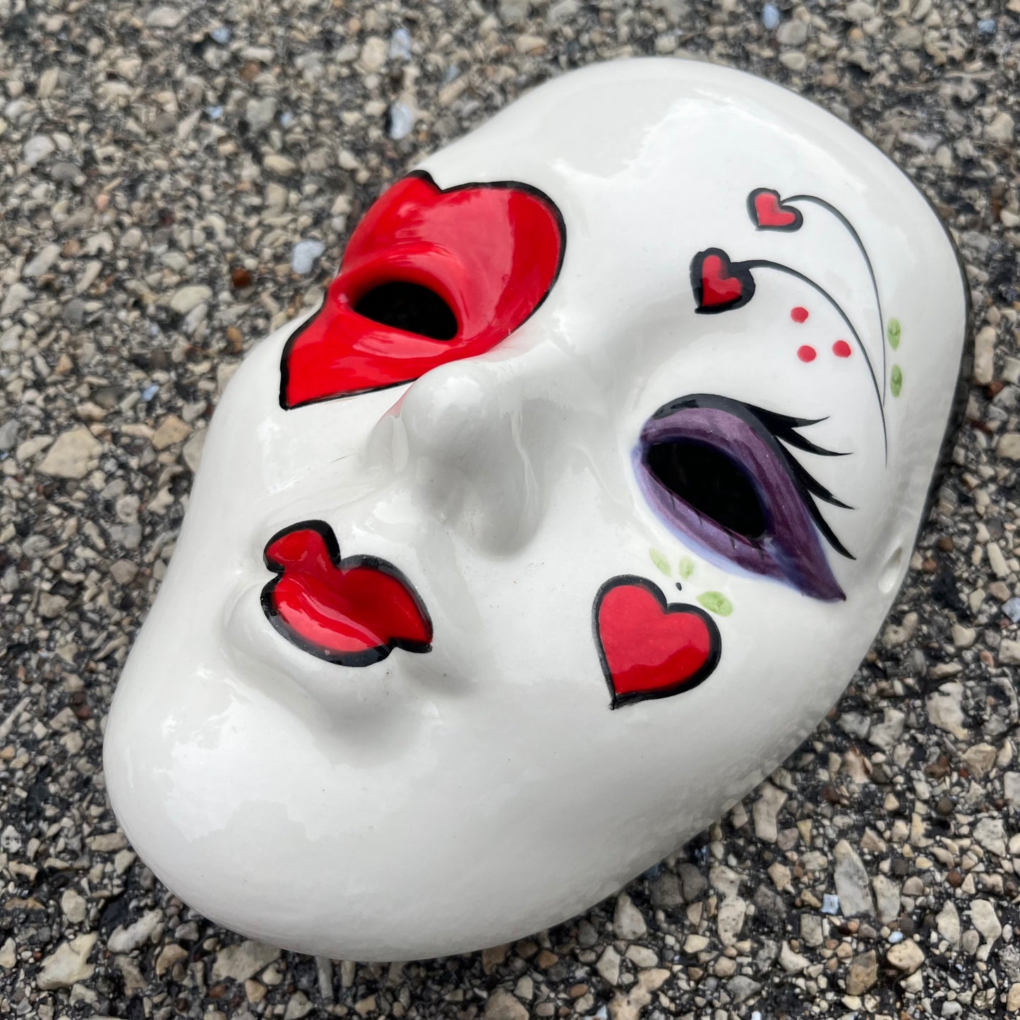 1994 Ceramic Pierrot mask.
