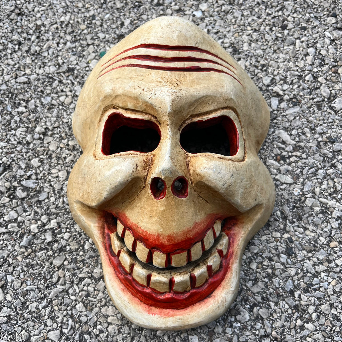 Hand crafted Nepali Citipati skull mask.