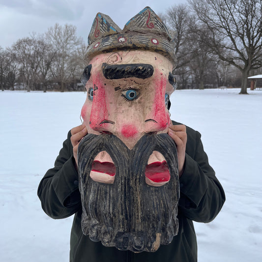 1950s Supernatural Barbones king mask.