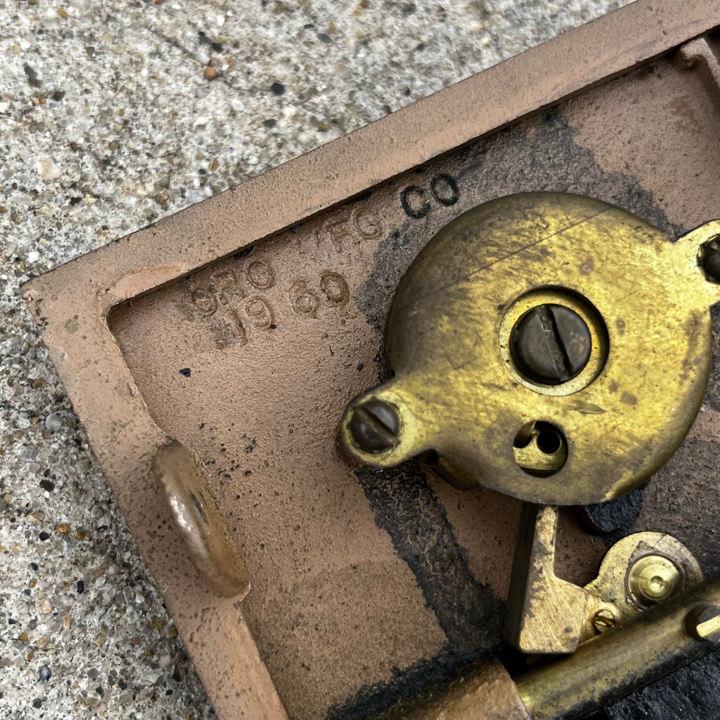 1960s U.S. P.O. Box door.