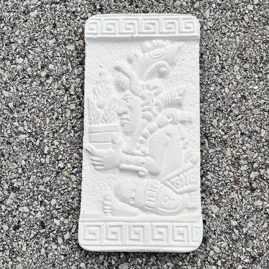 90s “King Pakal” souvenir plaque.