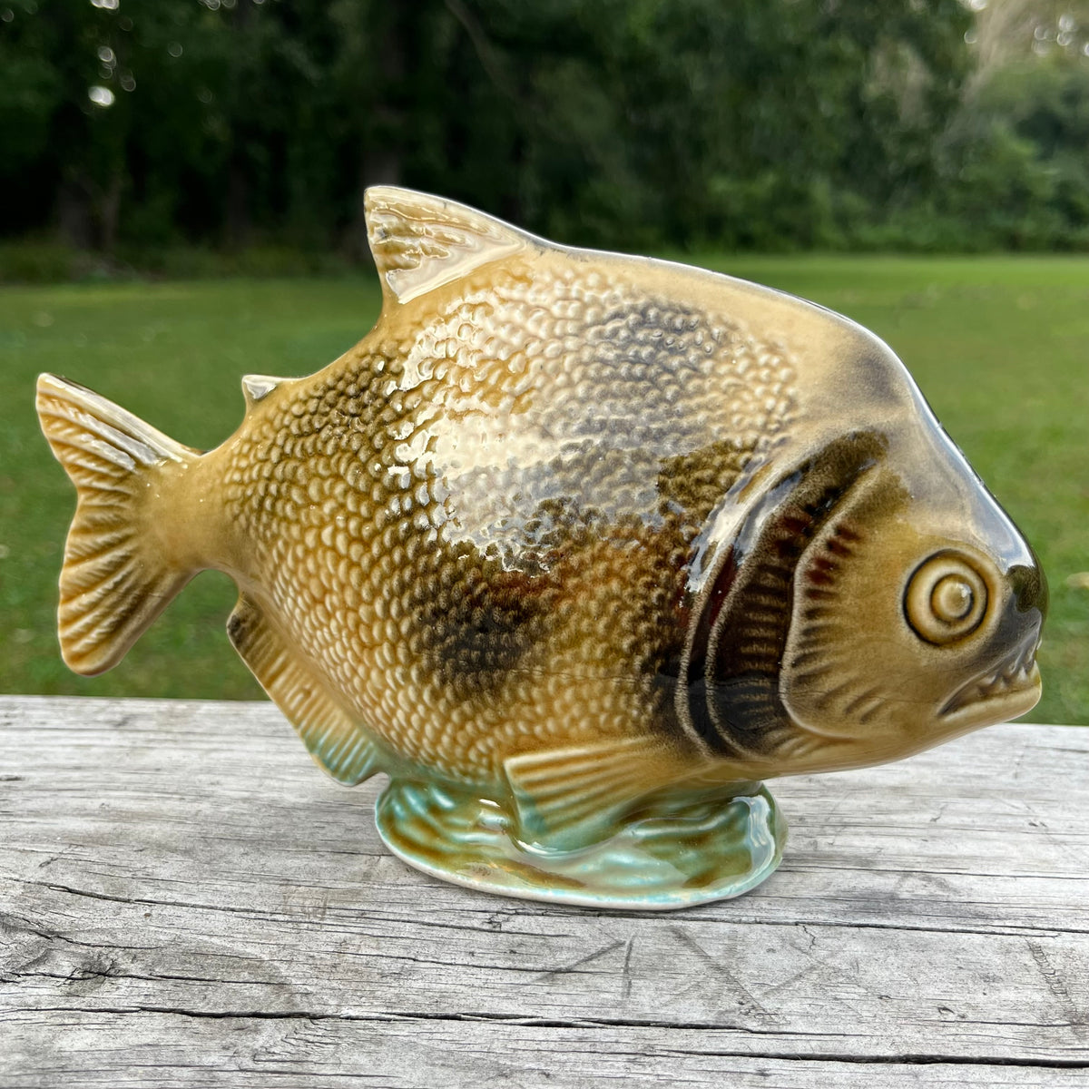 1970s Ceramic piranha.