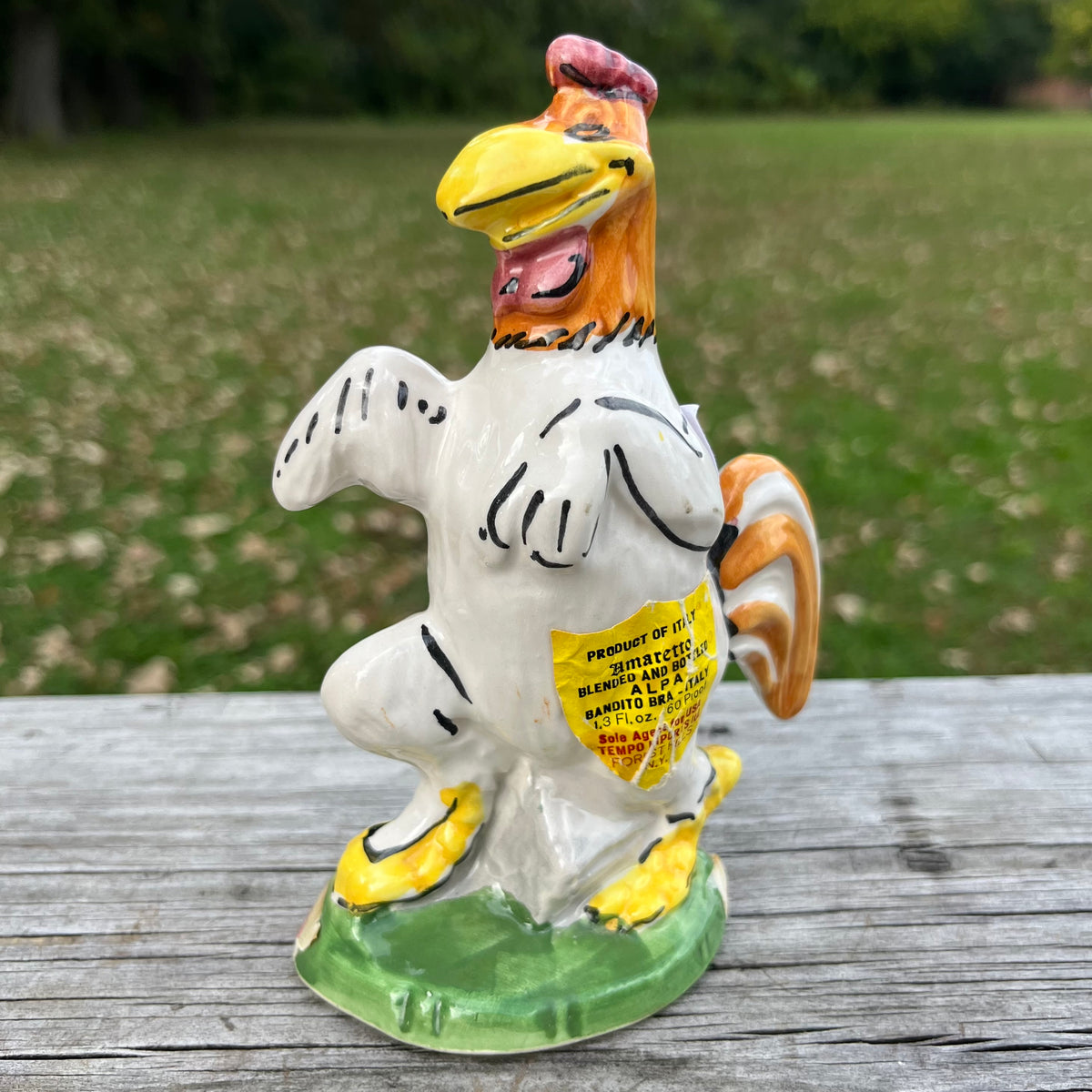 Vintage ceramic Foghorn Leghorn decanter.
