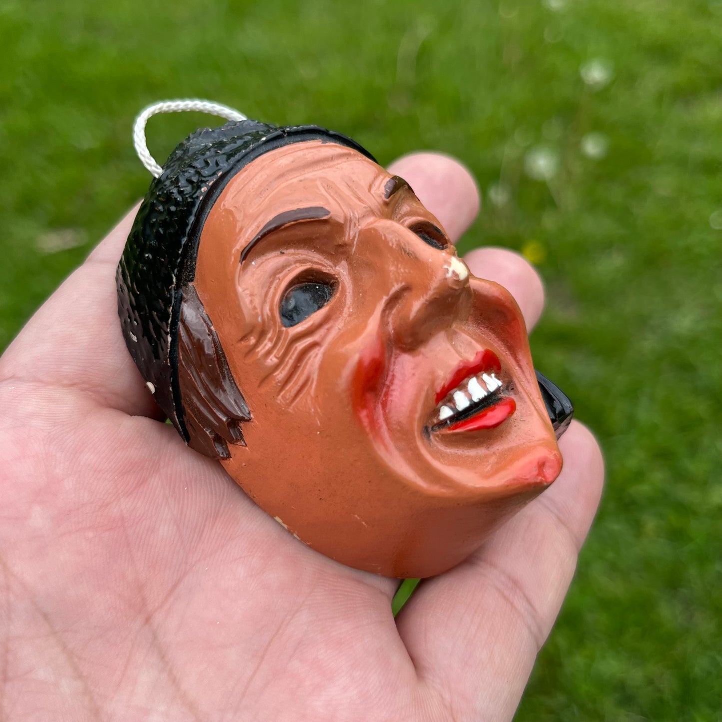 Vintage resin souvenir mask.