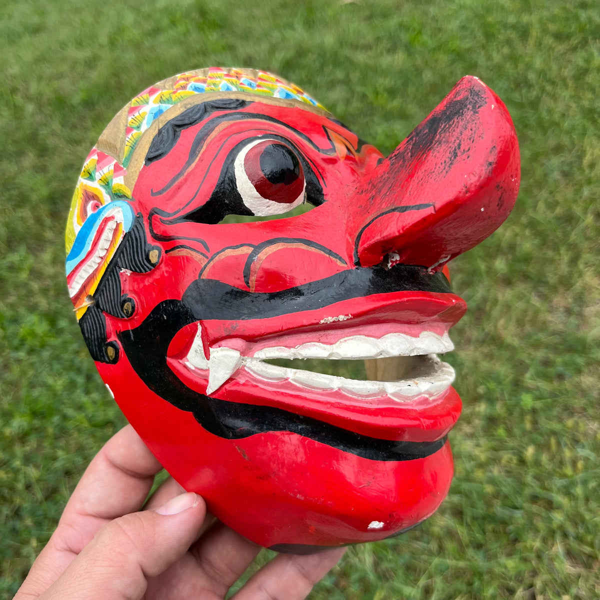 Vintage Javanese dance mask.