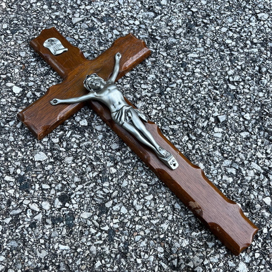 Vintage wooden crucifix.