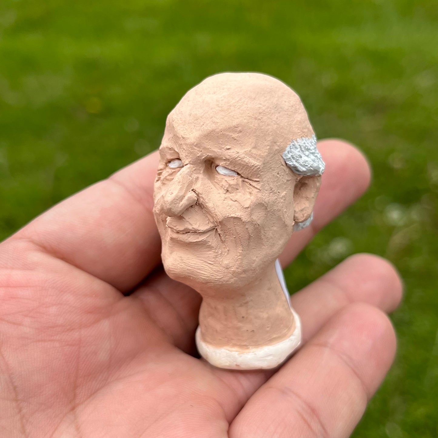 90s Clay sculture by Charlotte Burgess.