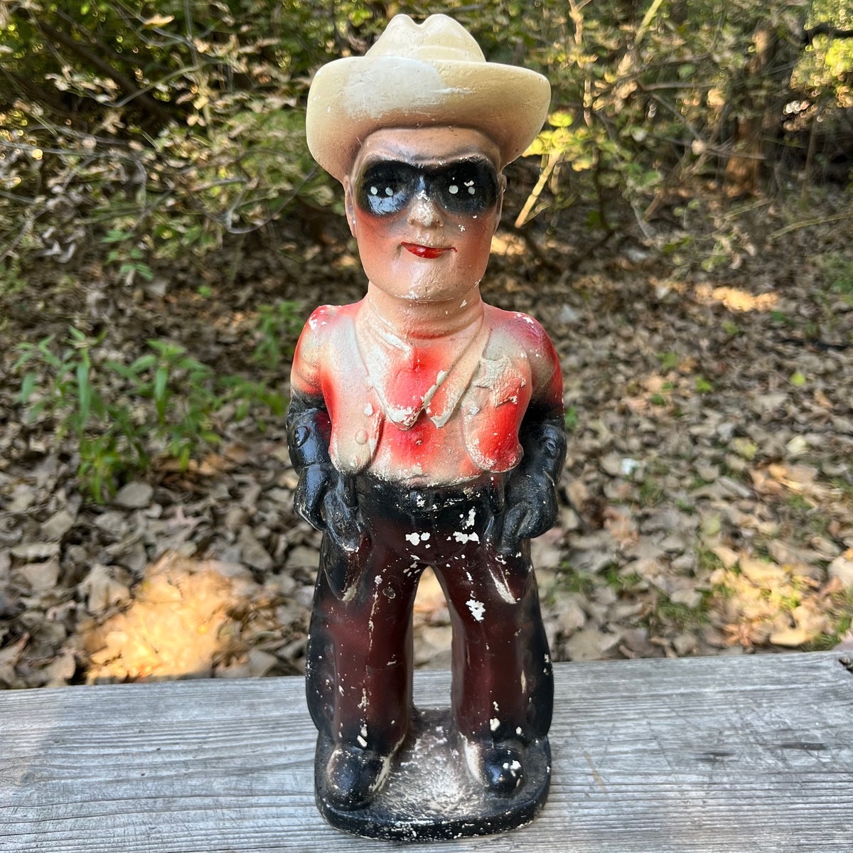 1940s Chalkware lone ranger.