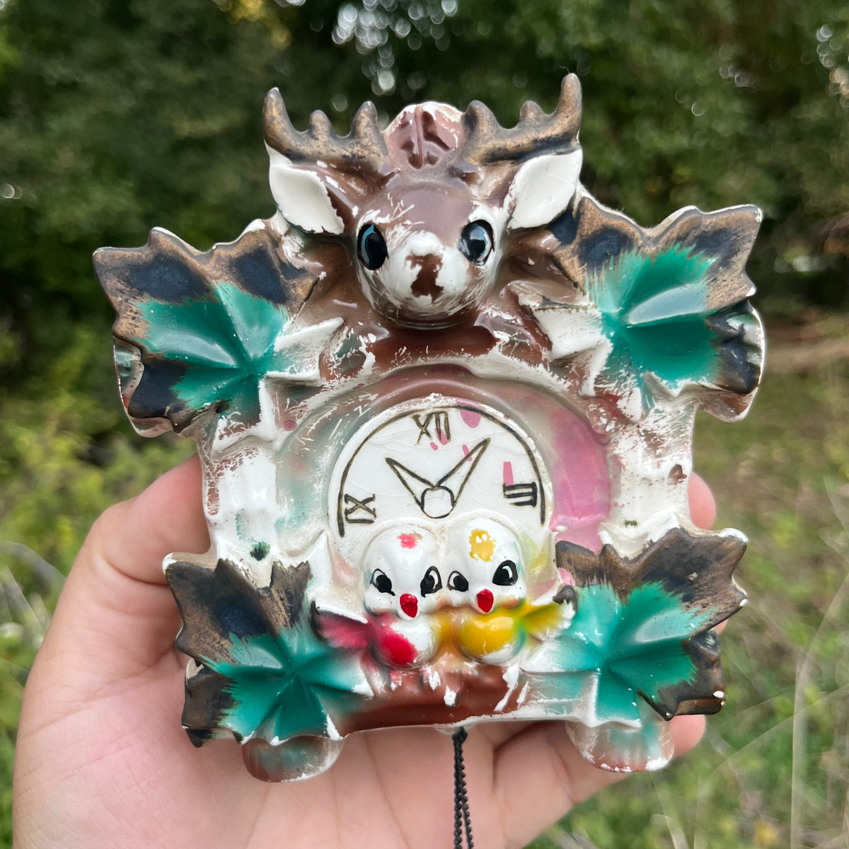 Vintage Cuckoo clock pocket.