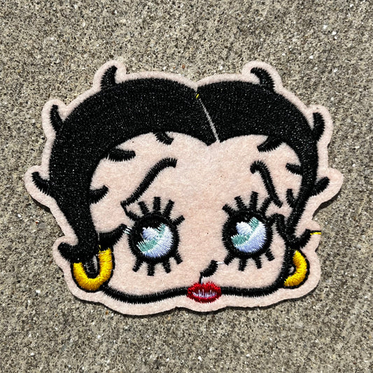 Y2K Betty Boop iron on patch.