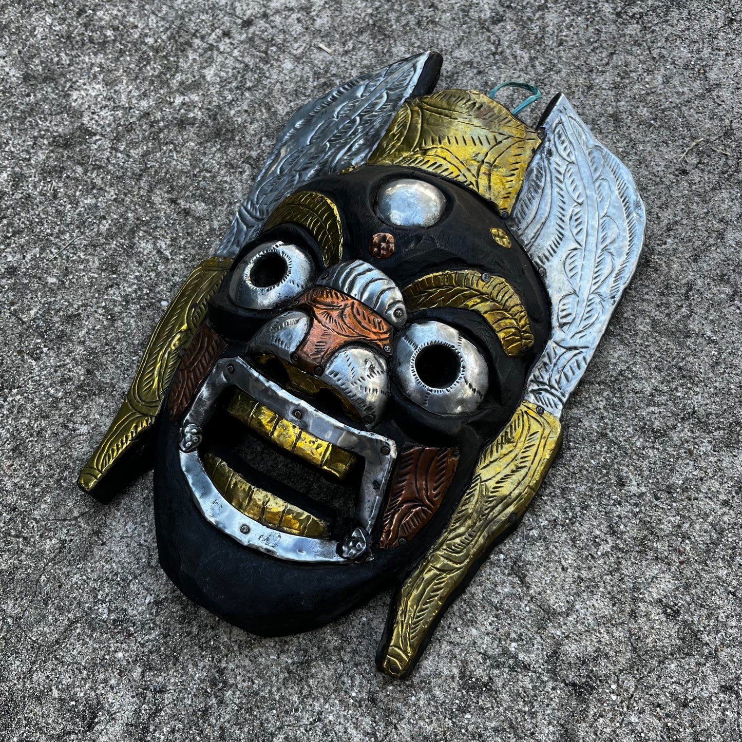 Vintage Tibetan Mahakala mask.