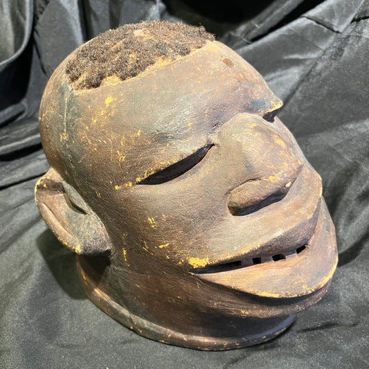 1940s African Lipiko Makonde helmet.