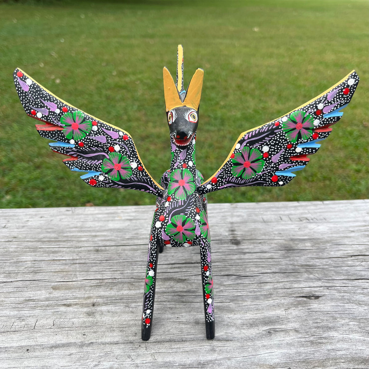 90s hand crafted Oaxacan Pegasus Alebrije.