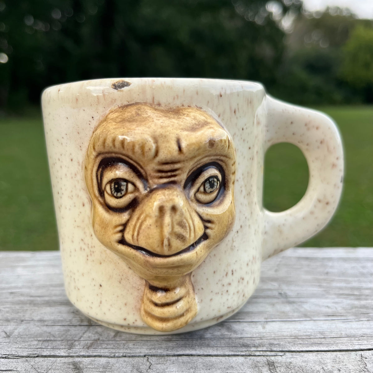 1980s Ceramic E.T. mug.