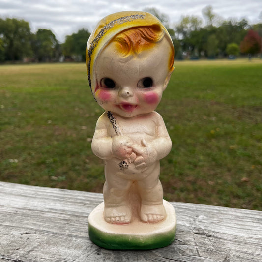 1940s Chalkware baby.