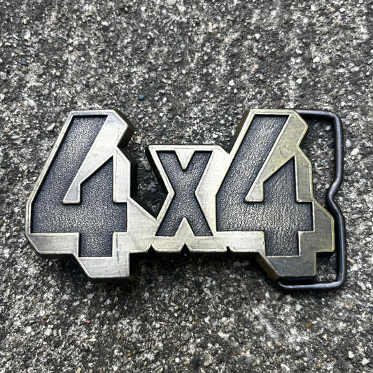 Vintage 4x4 belt buckle.