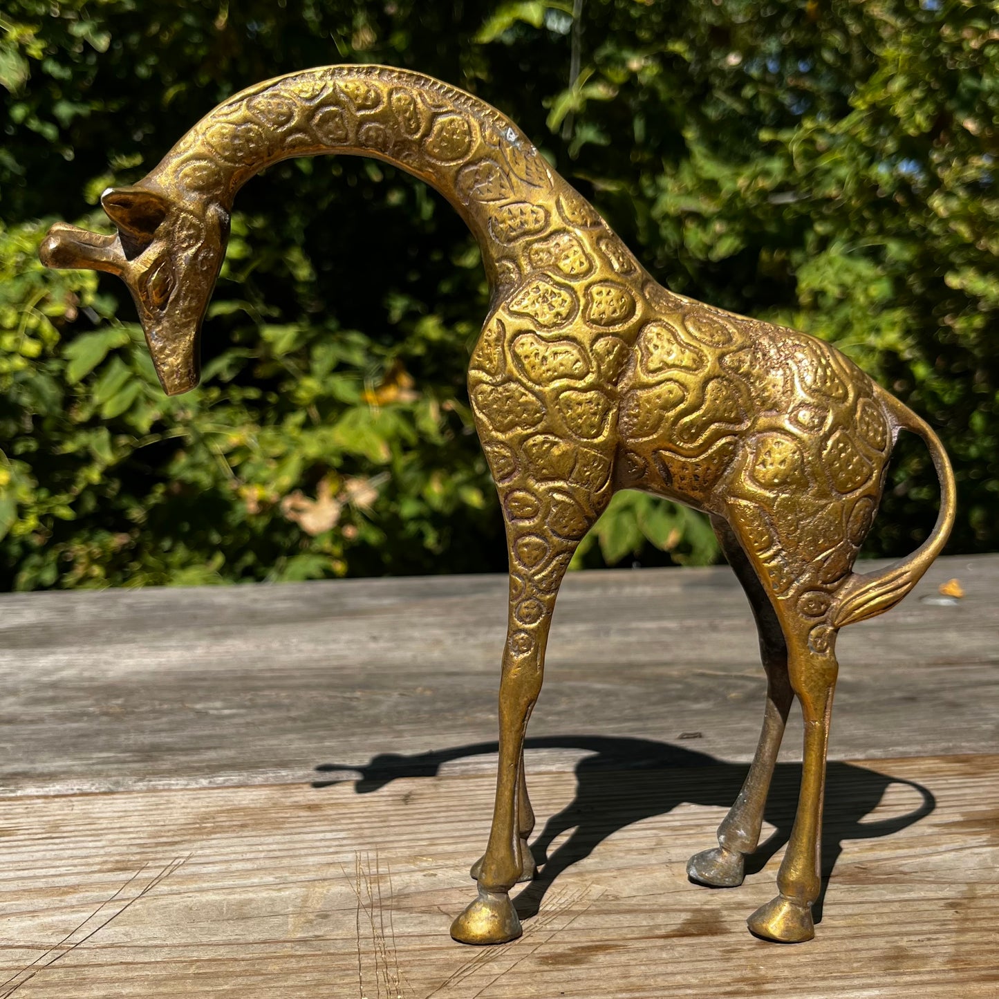 Vintage Brass giaraffe.