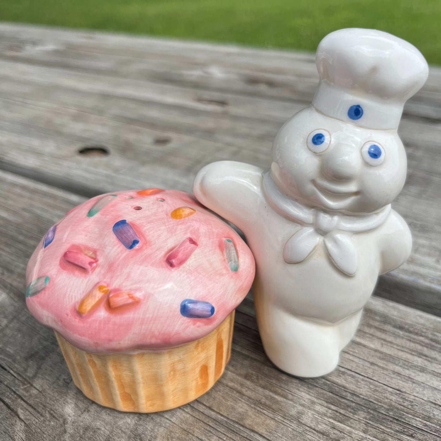 Vintage Pillsbury dough boy salt n’ pepper shakers.