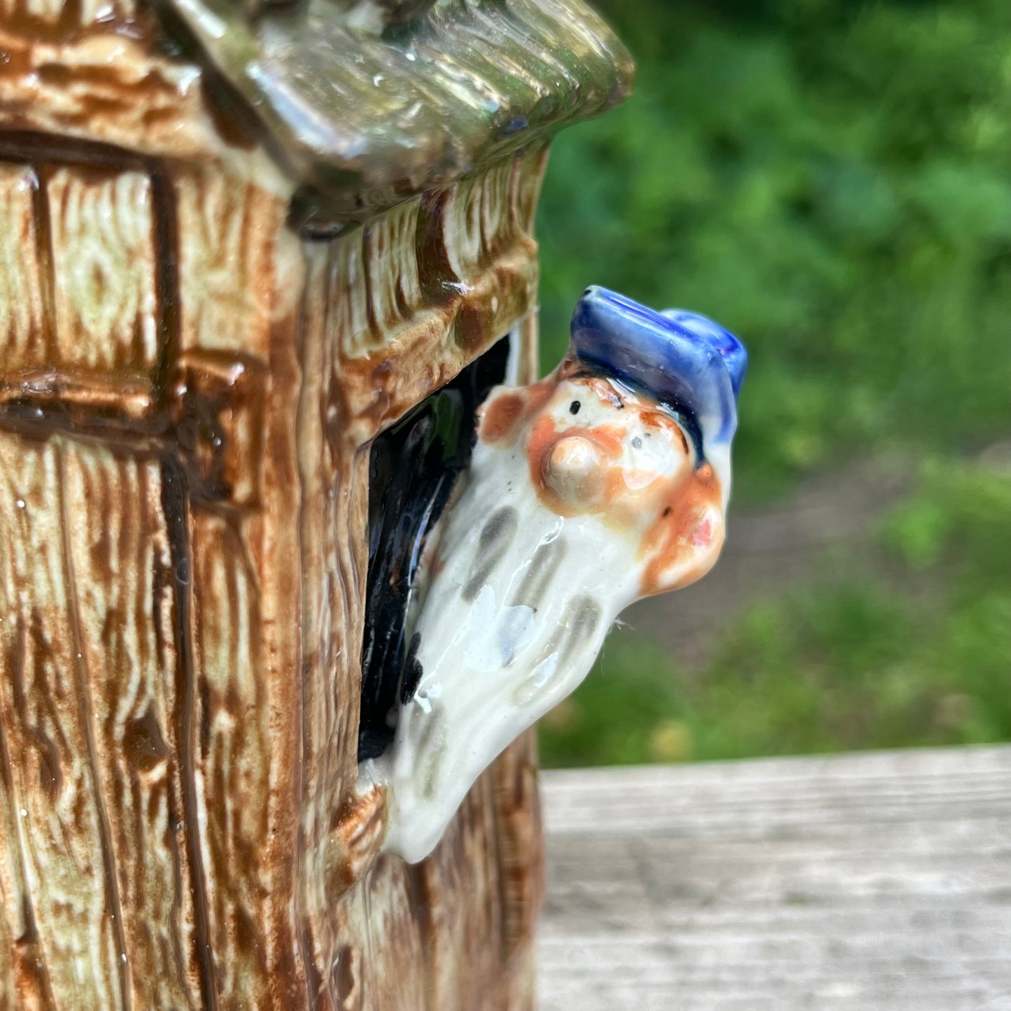 1936 Mountian man outhouse planter.