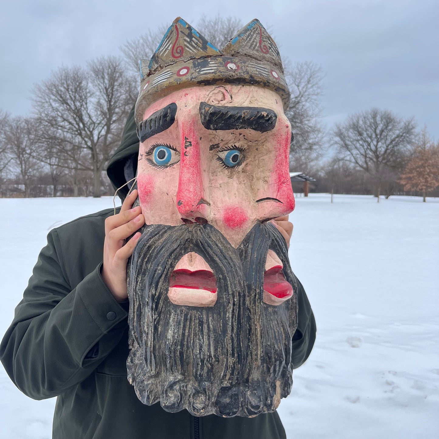 1950s Supernatural Barbones king mask.